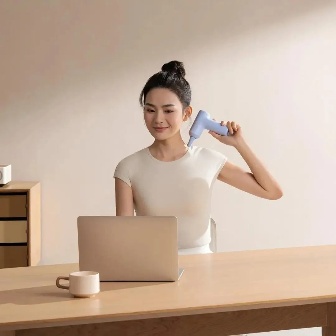 2025 XIAOMI Mijia Mini Fascia Gun 3 Portable Muscle Massage Gun 12kg Thrust Brushless Silent Motor 3 Massager Heads Relax Body
