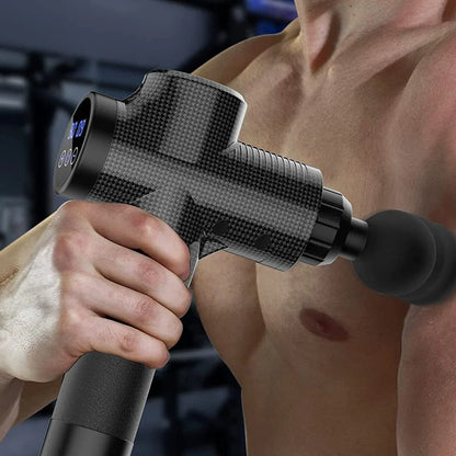 30 Level Massage Gun Fascia Deep Muscle Relax Body Neck Massager Electric Fitness Equipment Noise Reduction Male Female