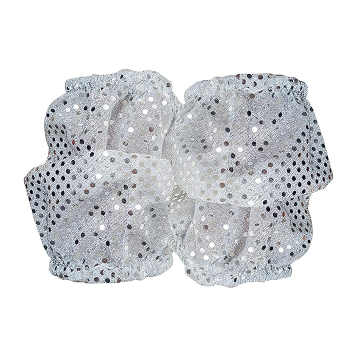 Silver Sequin Costume Socks Pair Sparkly Stage Ankle Covers Party Dancewear Accessory