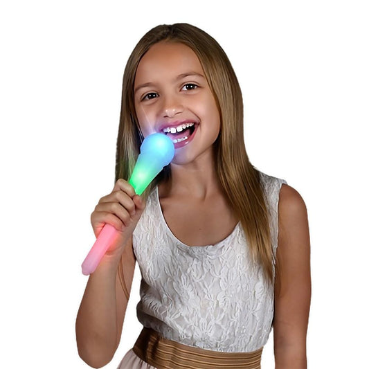 Sound Activated LED Color Changing Rock Star Prism Microphone