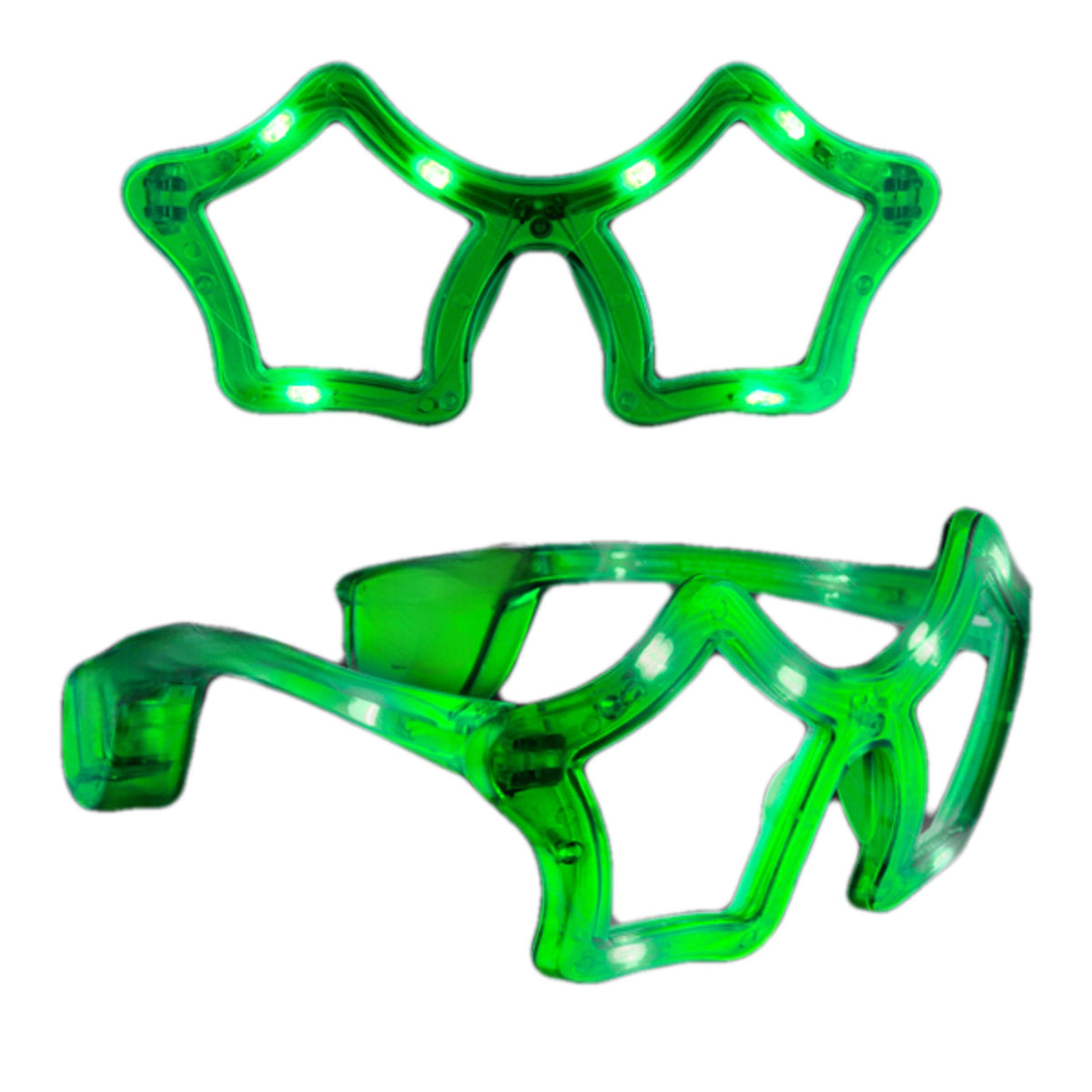 Assorted Star LED Sunglasses Pack of 12