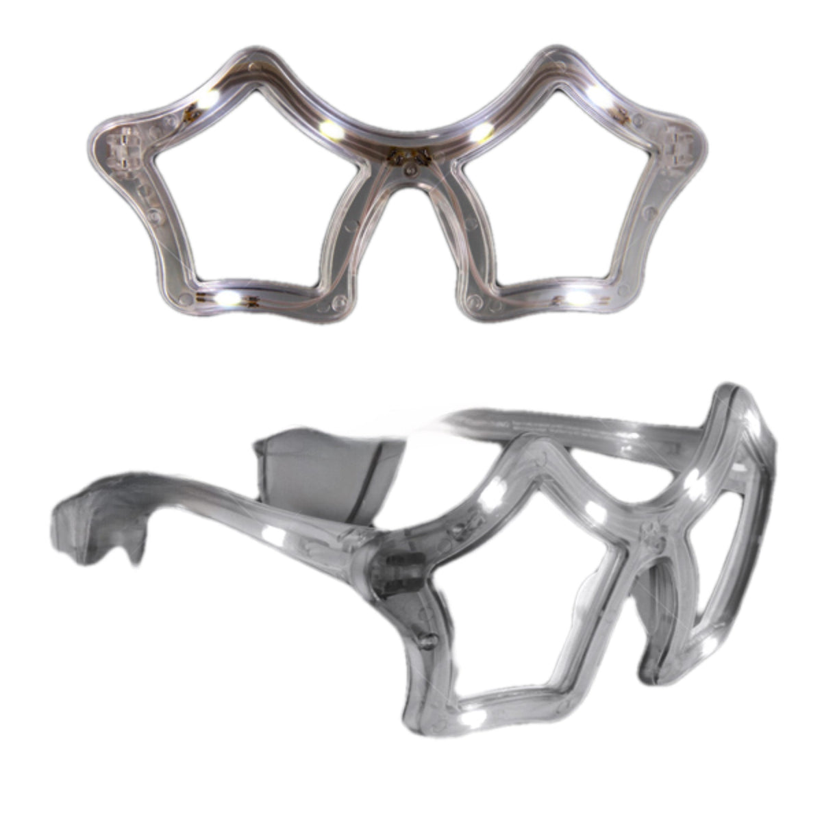 Assorted Star LED Sunglasses Pack of 12
