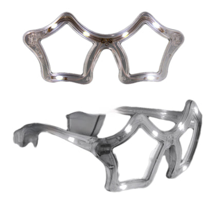 Assorted Star LED Sunglasses Pack of 12