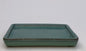 Blue / Green Ceramic Humidity / Drip Tray - Rectangle 8.25" x 6.25" x .75"OD 7.5 x 5.75" x .25"D