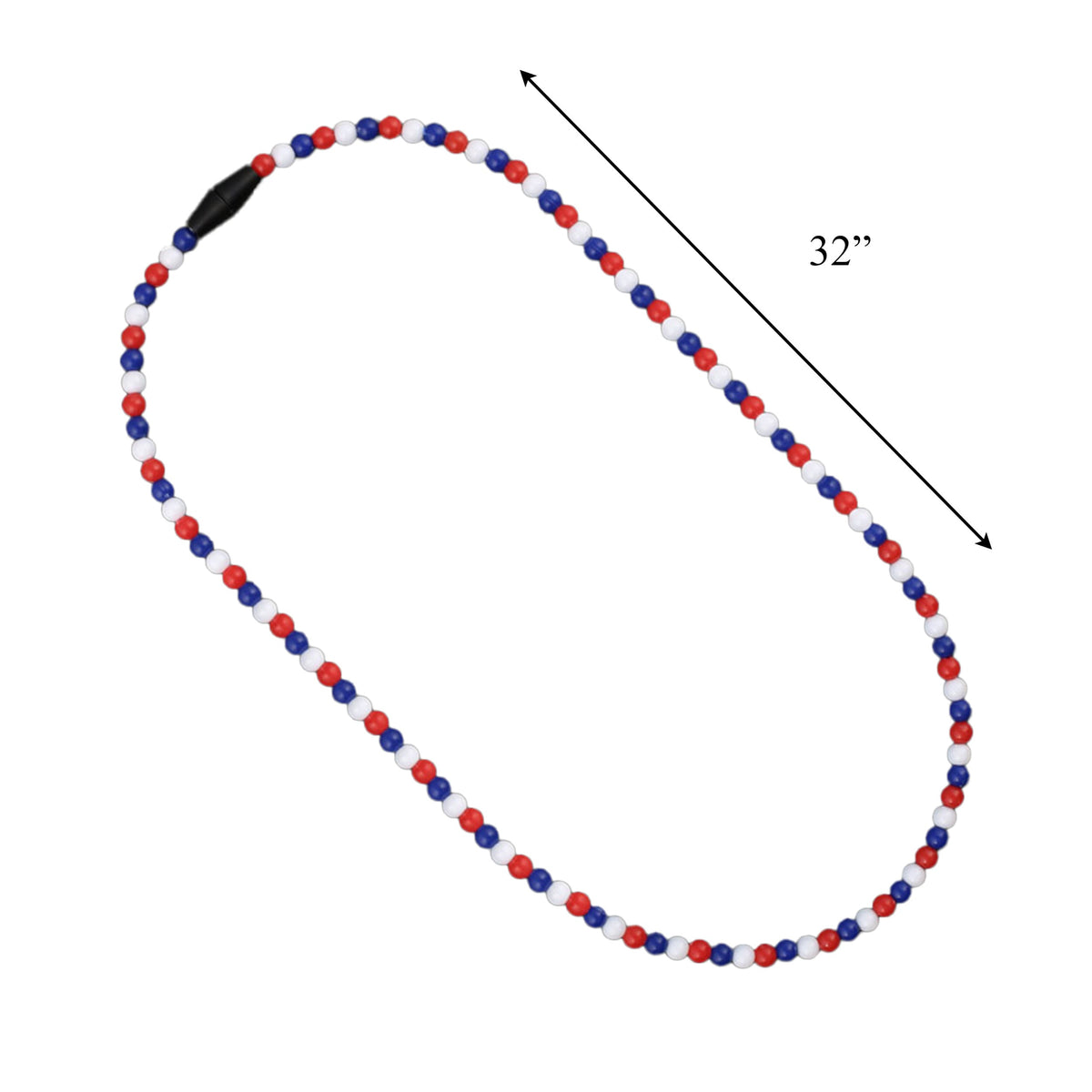 Unlit Patriotic Breakaway Beads Necklace