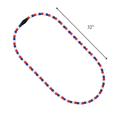 Unlit Patriotic Breakaway Beads Necklace