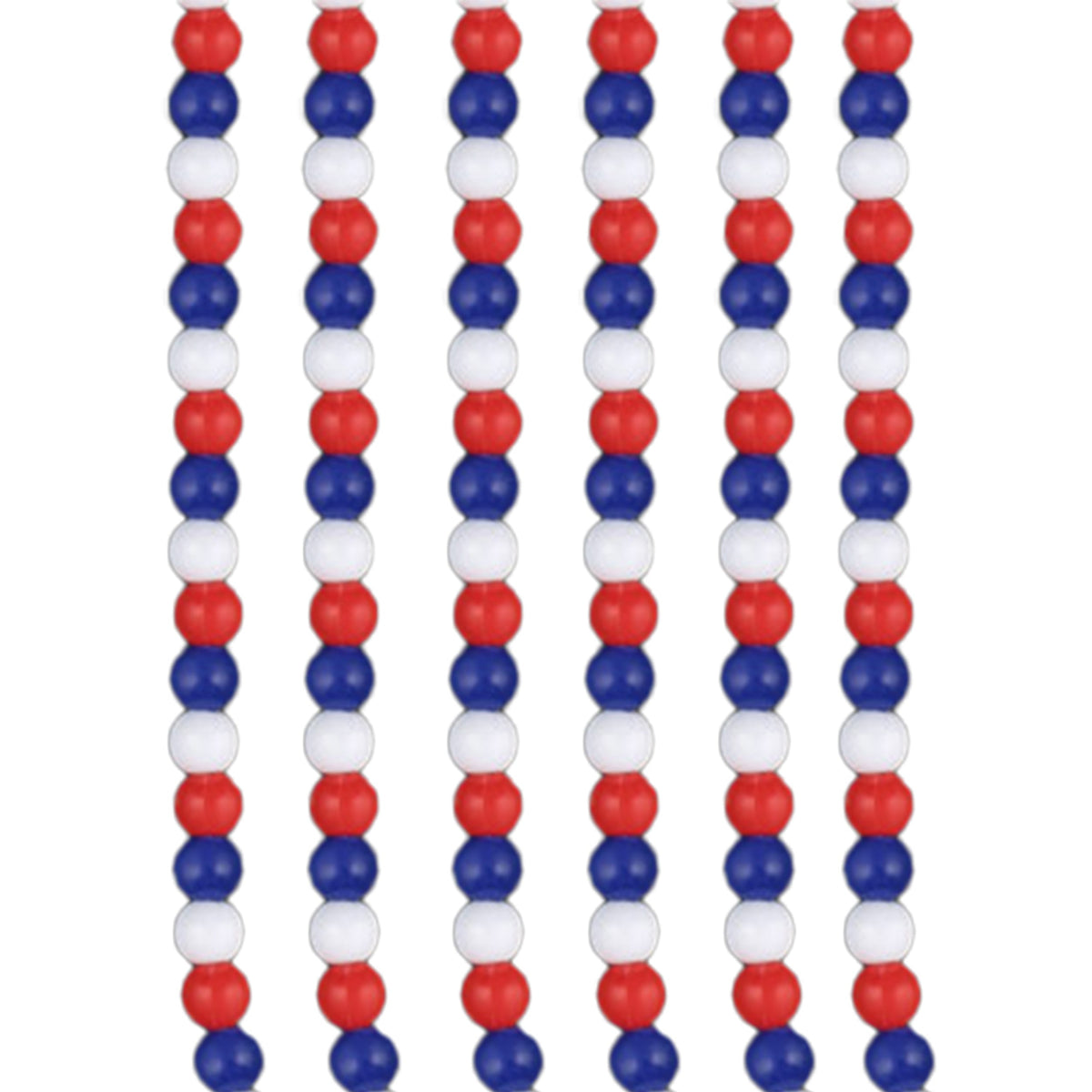 Unlit Patriotic Breakaway Beads Necklace