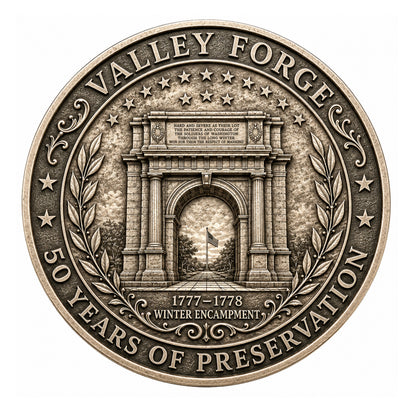 Valley Forge 50th Anniversary 1976 to 2026 Antique Finish Commemorative Coin
