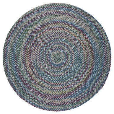 Blue Colonial Mills Worley Rounds Rugs Braided Rugs Made in the USA