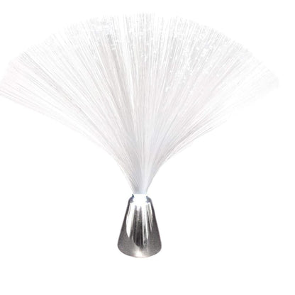 Pack of 6 Fiber Optic Centerpiece White