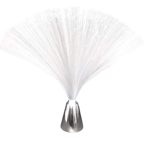 Pack of 6 Fiber Optic Centerpiece White