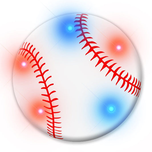 Baseball Flashing Body Light Lapel Pins