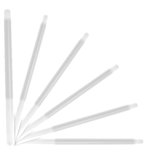 10 Inch Glow Stick Baton White Pack of 25