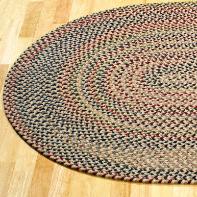 Worley Ovals Rugs Braided Rugs Made in the USA by Colonial Mills