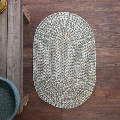 Seagrass Colonial Mills Hazel Tweed Oval Rugs. Indoor Outdoor Oval Braided Rugs Made in the USA