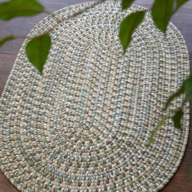 Seagrass Colonial Mills Hazel Tweed Oval Rugs. Indoor Outdoor Oval Braided Rugs Made in the USA