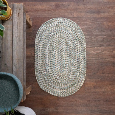 Seagrass Colonial Mills Hazel Tweed Oval Rugs. Indoor Outdoor Oval Braided Rugs Made in the USA