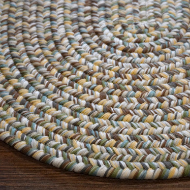 Palmdale Colonial Mills Hazel Tweed Oval Rugs. Indoor Outdoor Oval Braided Rugs Made in the USA