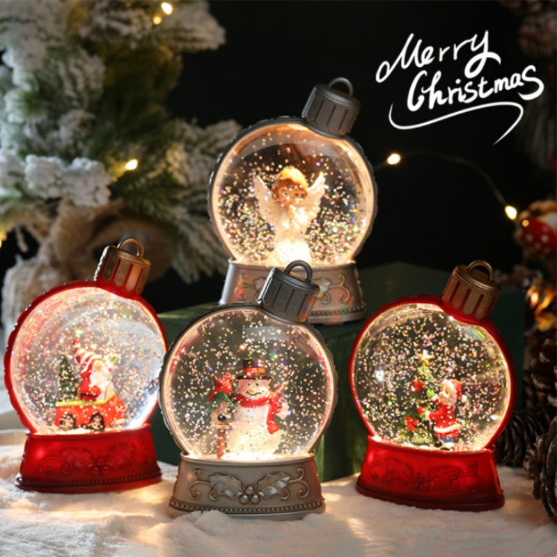 LED Christmas Holiday Decorations with Luminous Flat-Light Simulation and Flame-Effect Design for Home Scene Layout