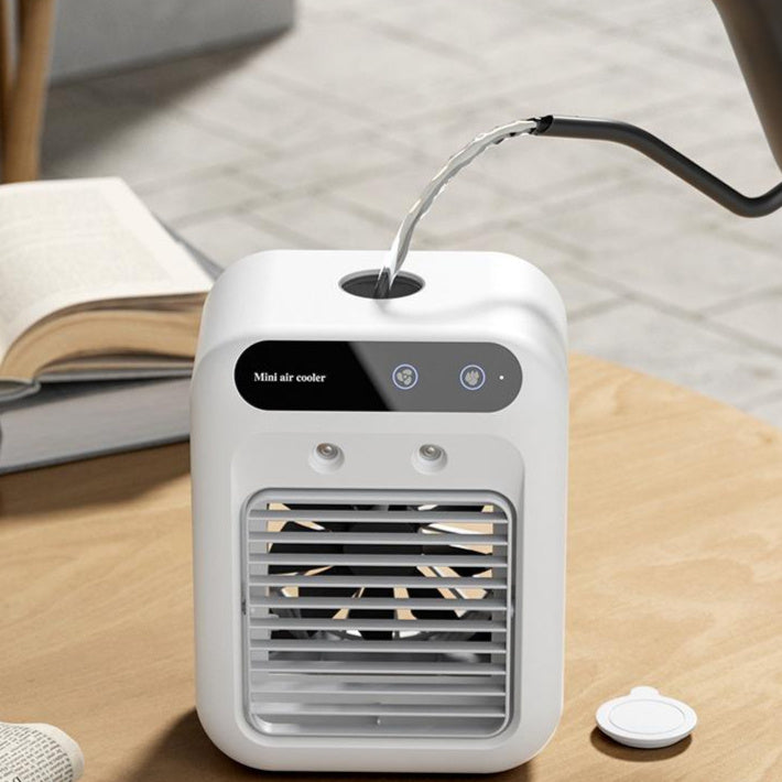 Portable Air Cooler Fan with Water Cooling – Evaporative Air Conditioner for Home, Office & Car