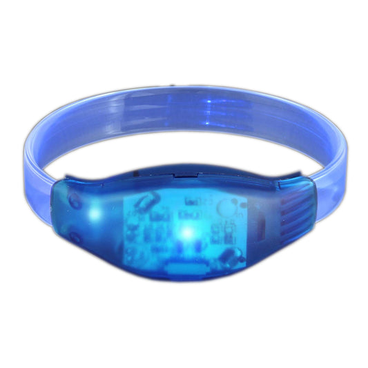 Sound Activated Blue LED Bracelet