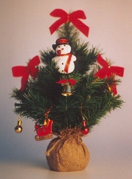 Christmas Bonsai Tree (Artificial) - 19"  (Fraser Fir)