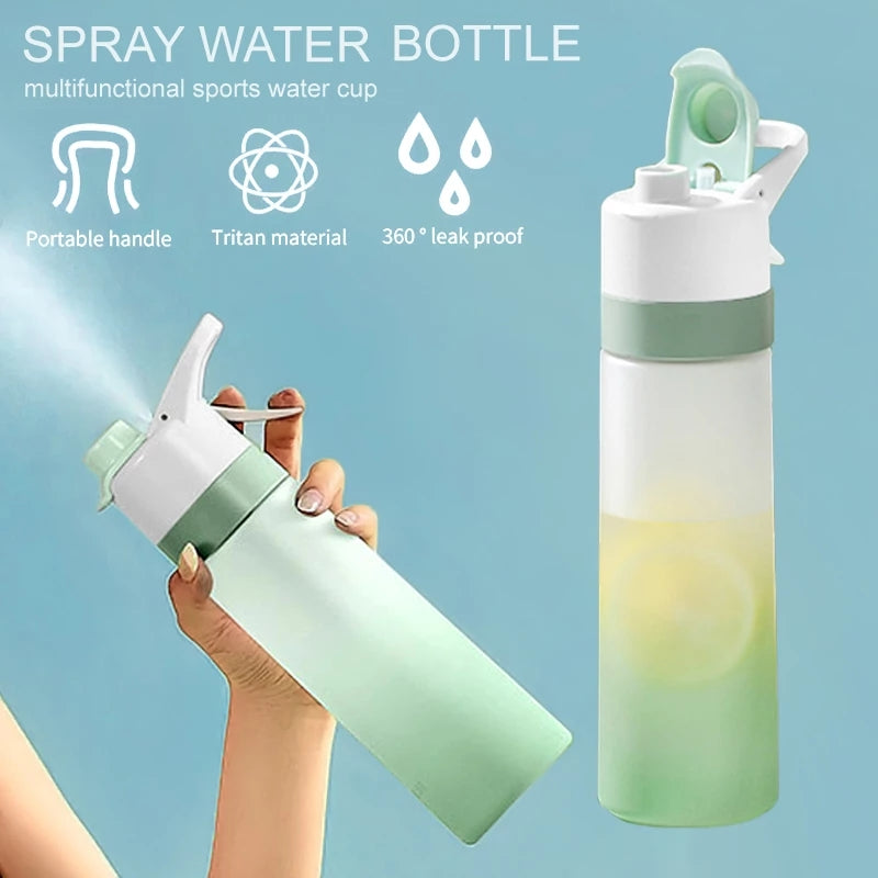 Large-Capacity Spray Water Bottle for Girls – Outdoor Sports & Fitness Drinkware, Travel Bottle