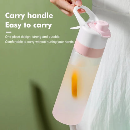 Large-Capacity Spray Water Bottle for Girls – Outdoor Sports & Fitness Drinkware, Travel Bottle
