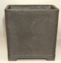 Brown Mica Bonsai Pot - Square Cascade  10.5" x 10.5" x 10.75" OD 9.25" x 9.25" x 9.75" ID