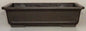 Brown Mica Bonsai Pot - Rectangle  12 3/8" x 8.75 x 4.0" OD 11.0" x 7.5" x 3.25" ID