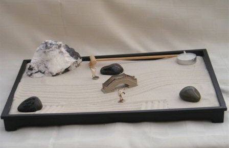Executive Desktop Meditation Zen Garden  14.5" x 10.5" x 1.0"