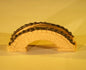 Miniature Ceramic Bridge Figurine  2.75" x 0.5" x 1.0" Tall