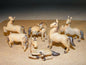 Miniature Six Piece Horse Figurine Set   Extra Fine Detail