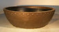 Brown Mica Bonsai Pot - Round 9.25" x 2.75" OD 8 3/8" x 2 3/8" ID