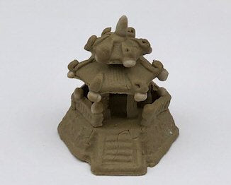 Miniature Ceramic Pavilion Figurine - 2"