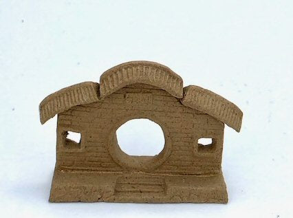 Miniature Ceramic Figurine Memorial Archway - 1.5"