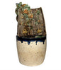 Ceramic Table Top Water Fountain  7" x 7" x 13"