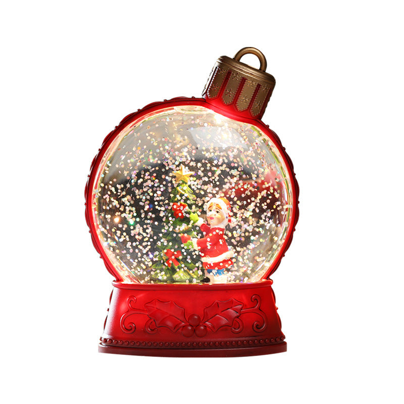 LED Christmas Holiday Decorations with Luminous Flat-Light Simulation and Flame-Effect Design for Home Scene Layout