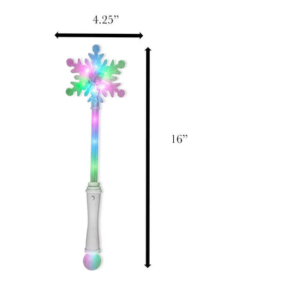 Light Up Snowflake Light Up Wand Multicolor
