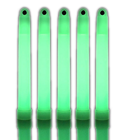 6 Inch Glow Sticks Green