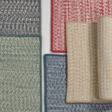 Hayley Tweed Rugs Braided Rugs Made in the USA by Colonial Mills