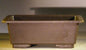 Brown Bonsai Training Pot Heavy Duty Plastic - Taller Profile  7.0" x 5.0" x 2.50"