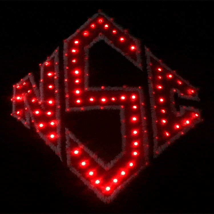 North Carolina State Wolfpack Flashing Fiber Optic Cap