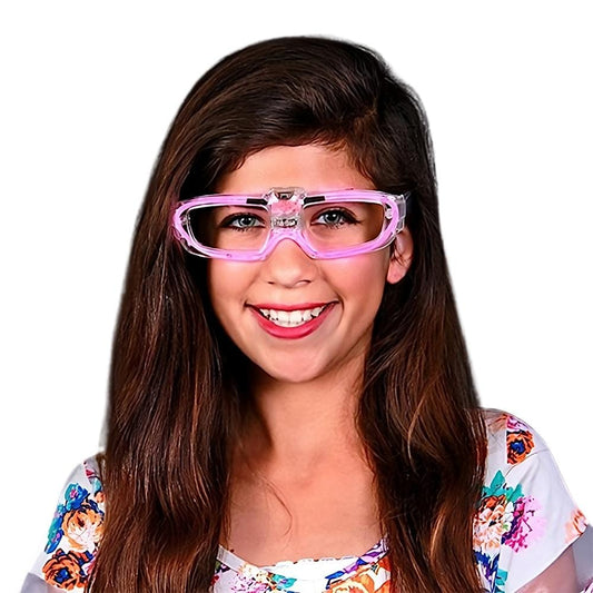 Sound Activated Glasses Pink