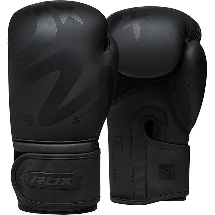 BOXING GLOVE F15 MATTE BLACK-16oz