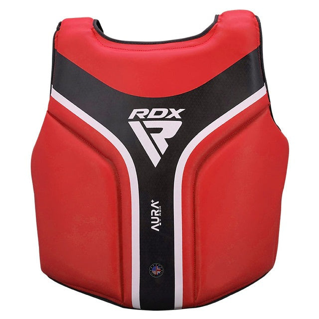 CHEST GUARD AURA PLUS T-17 RED/BLACK