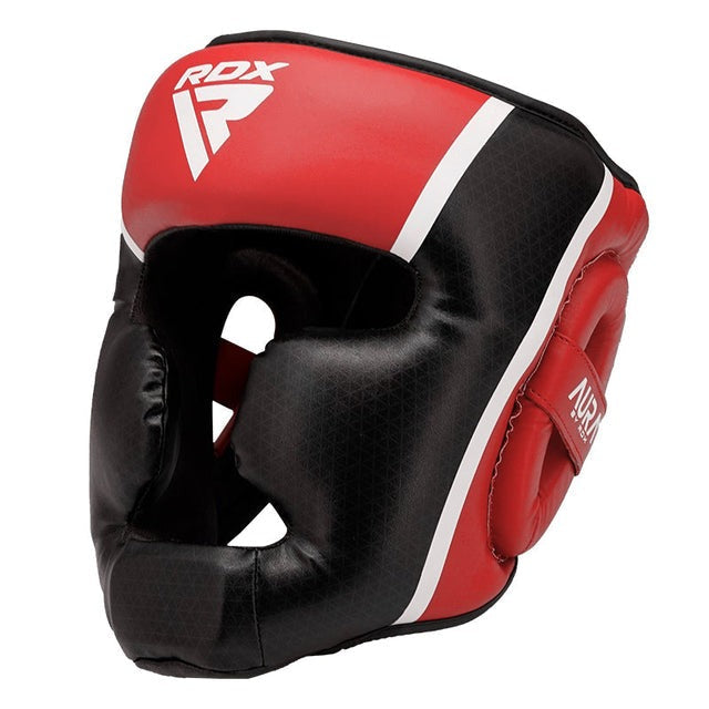 HEAD GUARD AURA PLUS T-17 RED/BLACK-XL