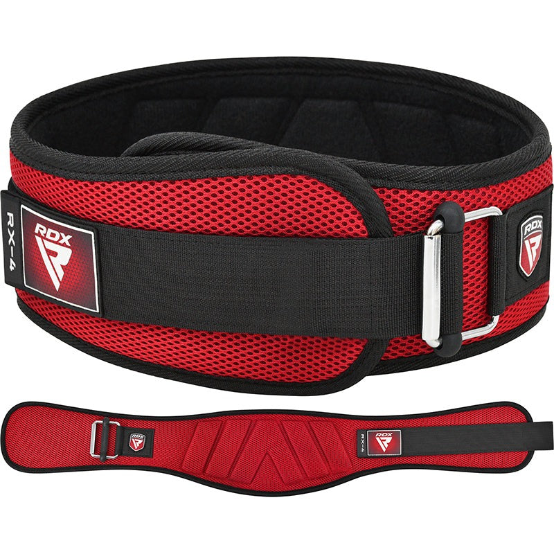 WEIGHT LIFTING BELT EVA CURVE RX4 RED-L