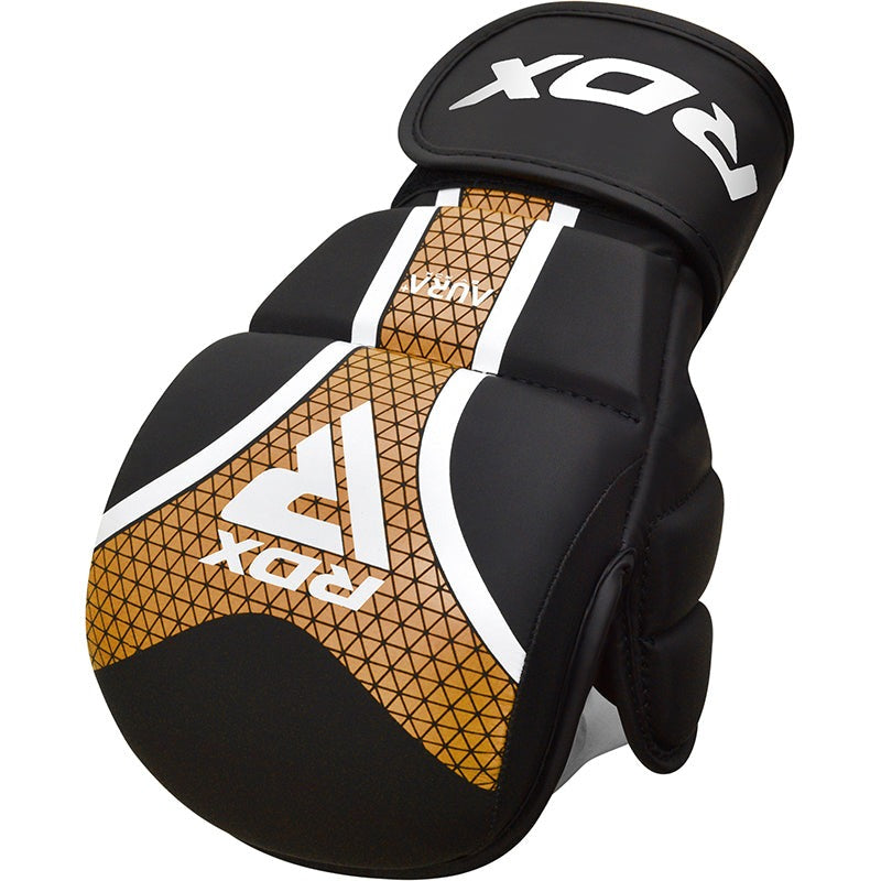 RDX GRAPPLING GLOVES SHOOTER AURA PLUS T-17 BLACK GOLDEN-XL