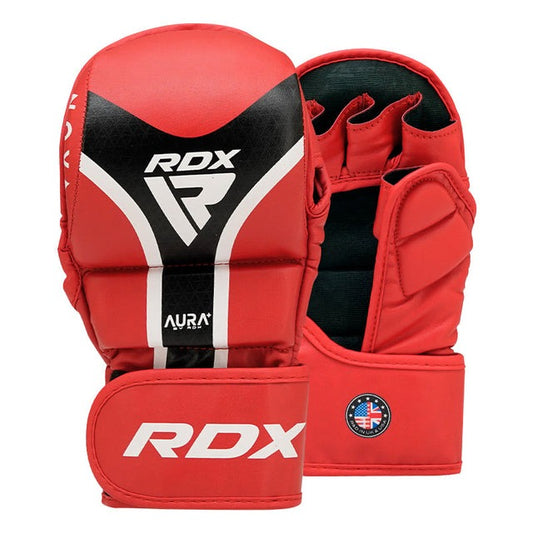 RDX GRAPPLING GLOVES SHOOTER AURA PLUS T-17 RED/BLACK-M